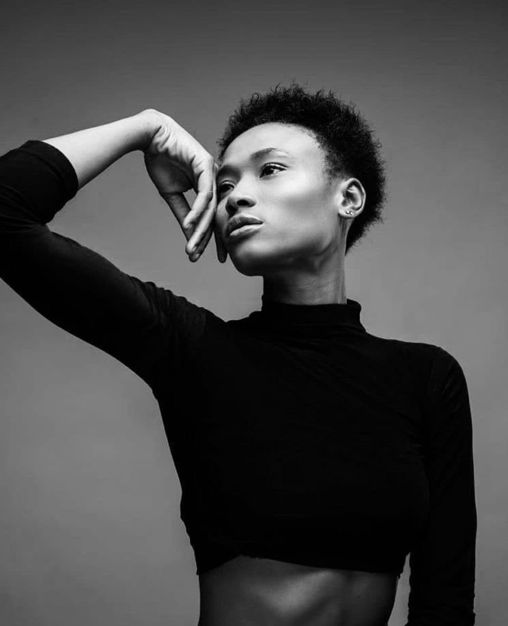 Editorial portrait of a Fifth and Nine model