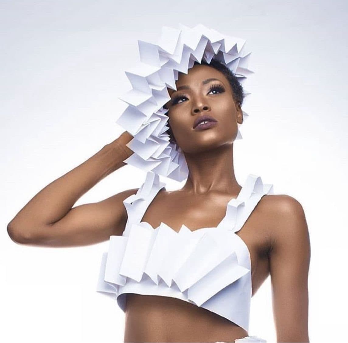 Editorial portrait of a Fifth and Nine model